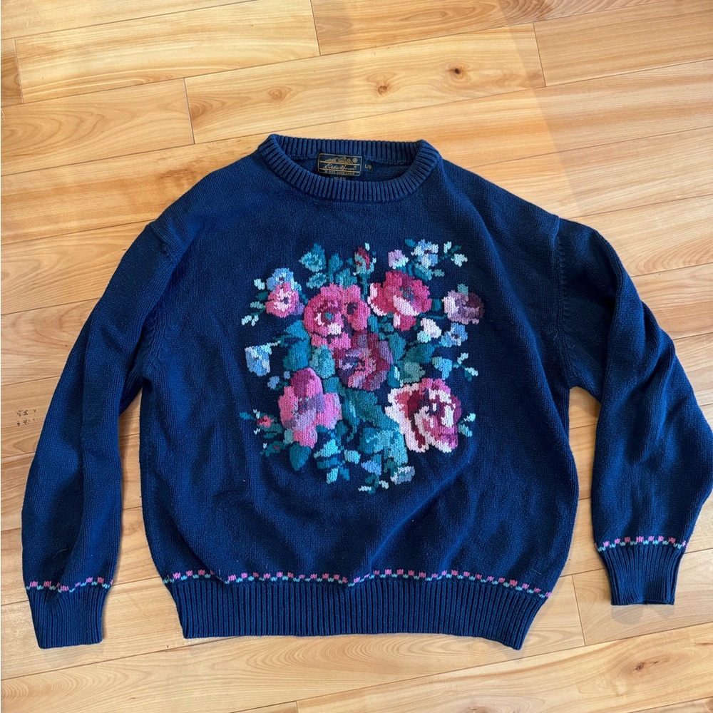Eddie Bauer sweater.